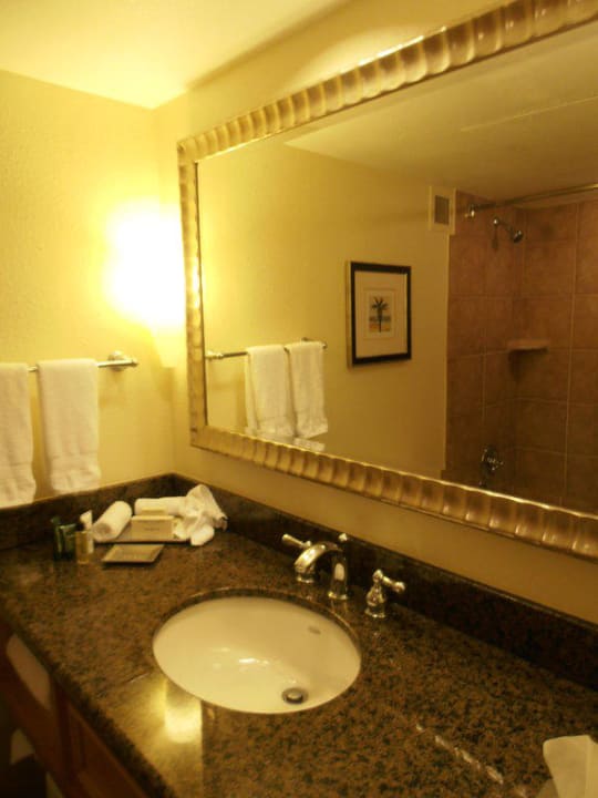 Sehr kleines Badezimmer Hotel Hilton Cocoa Beach Oceanfront