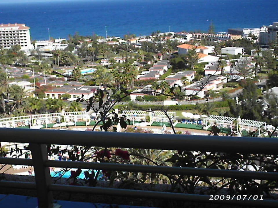 Ausblick von der 8. Etage Gloria Palace San Agustin Thalasso & Hotel