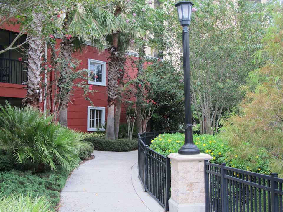 Garten und Hotelansicht Hotel Hilton Grand Vacations Club on International Drive