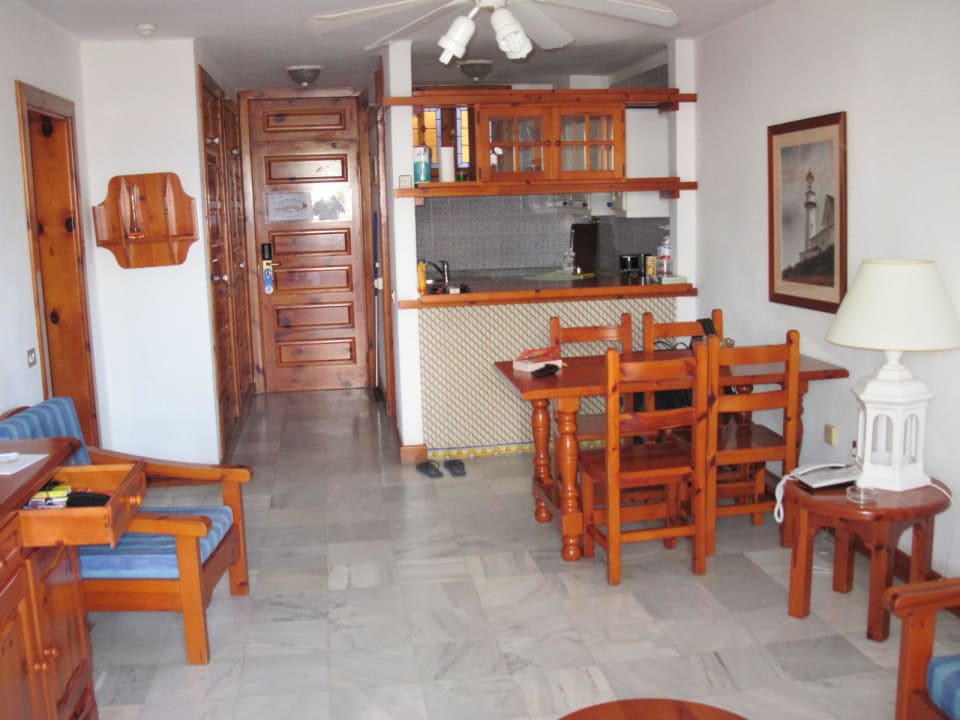 Ansicht Wohnzimmer und Kitchenette Parque Santiago III Official