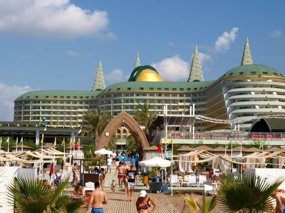 Blick vom Steg Hotel Delphin Imperial