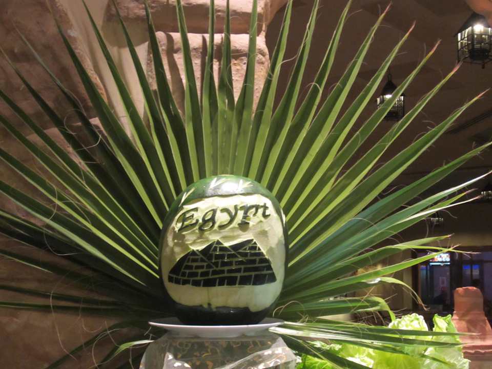 Deco beim Buffet Pickalbatros Palace Resort