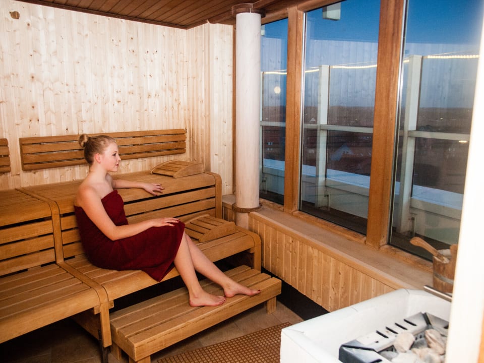 Sauna mit tollem Meerblick Hotel Fährhaus