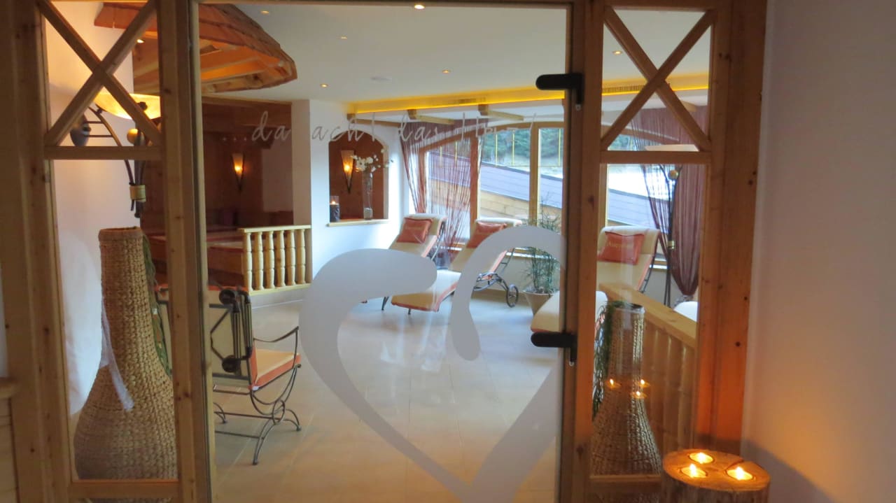 Zugang zu dem Ruheraum Auenhotel