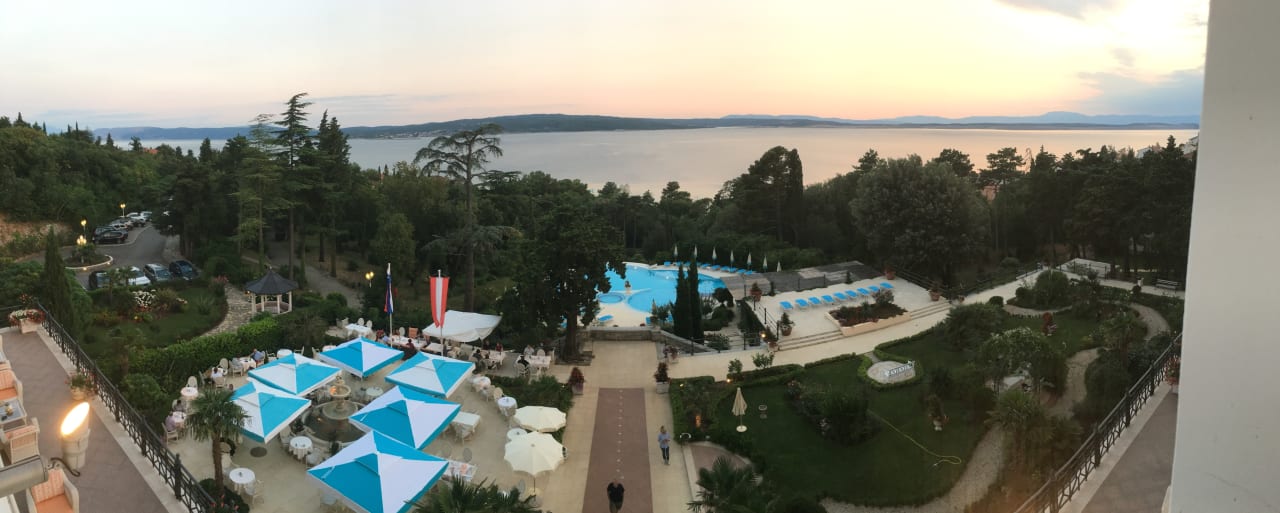 Ausblick Hotel Kvarner Palace