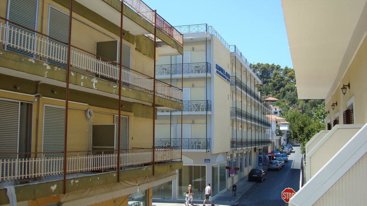 Vue du balcon Hotel Kronio