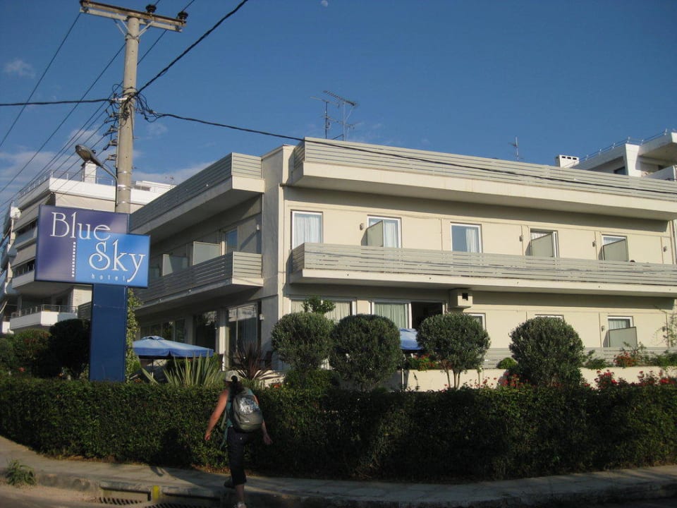 Von außen Hotel Blue Sky