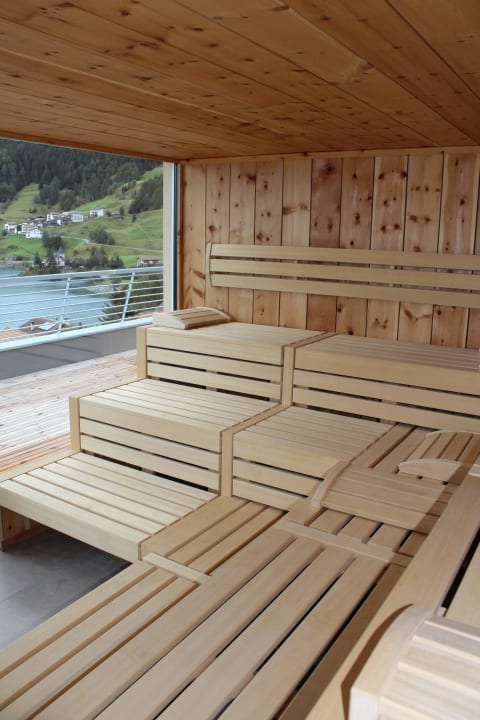 Sauna mit Ausblick Aktiv Hotel Edelweiss