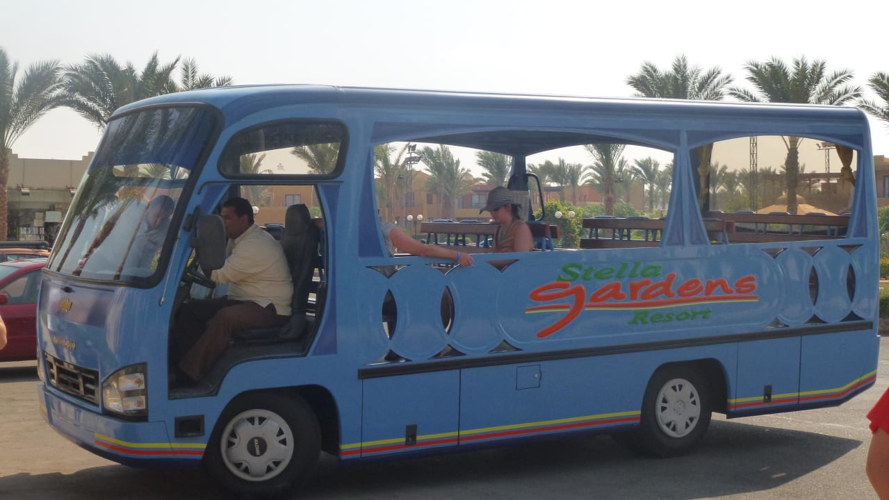 Shuttlebus zum Strand  Stella Garden Resort & Spa, Makadi Bay