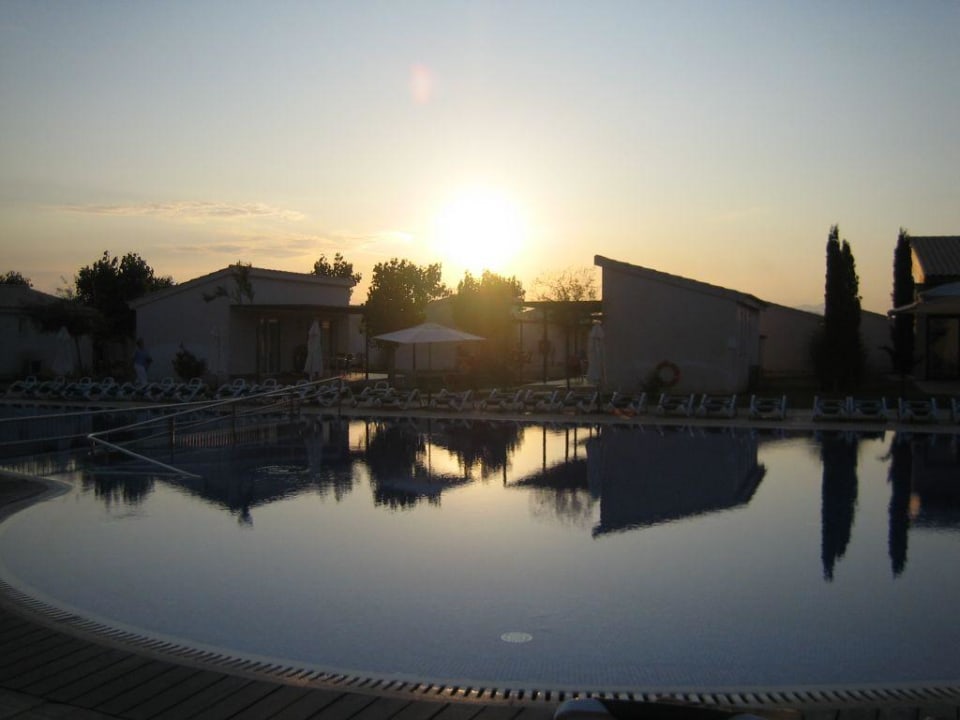 Sonnenuntergang am Pool Valentin Playa de Muro