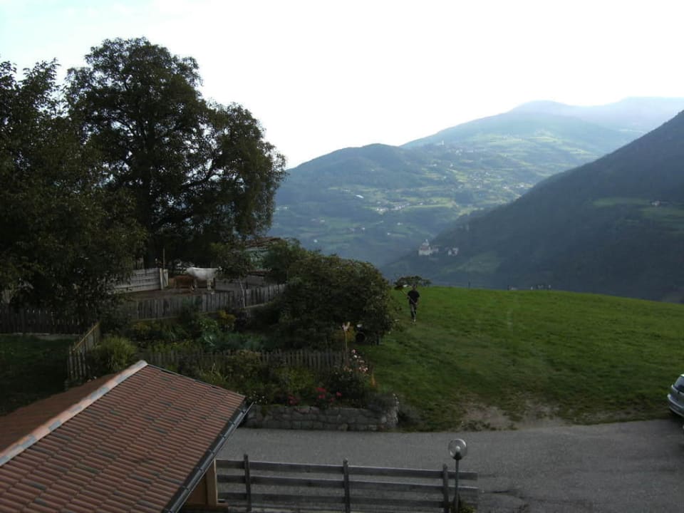 Der schöne Blick vom Balkon  Hotel-Chalet Pennhof