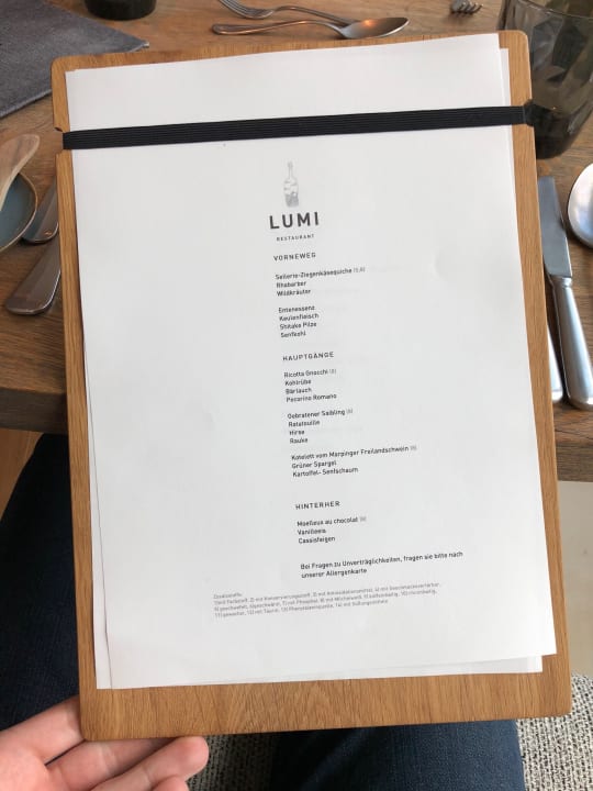 Menü Seezeitlodge Hotel & Spa