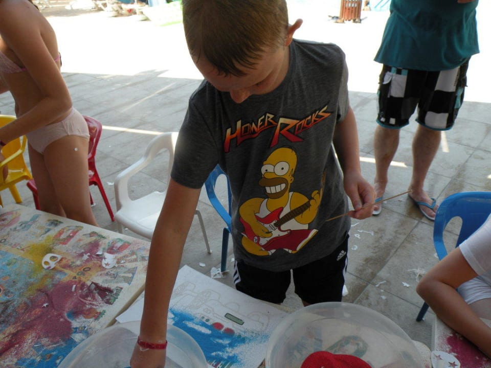 Obrazki piaskiem sypane. Saphir Resort & Spa