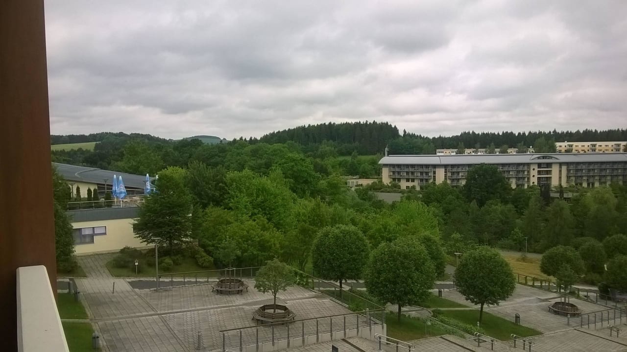 Blick vom Balkon Santé Royale Warmbad Wolkenstein