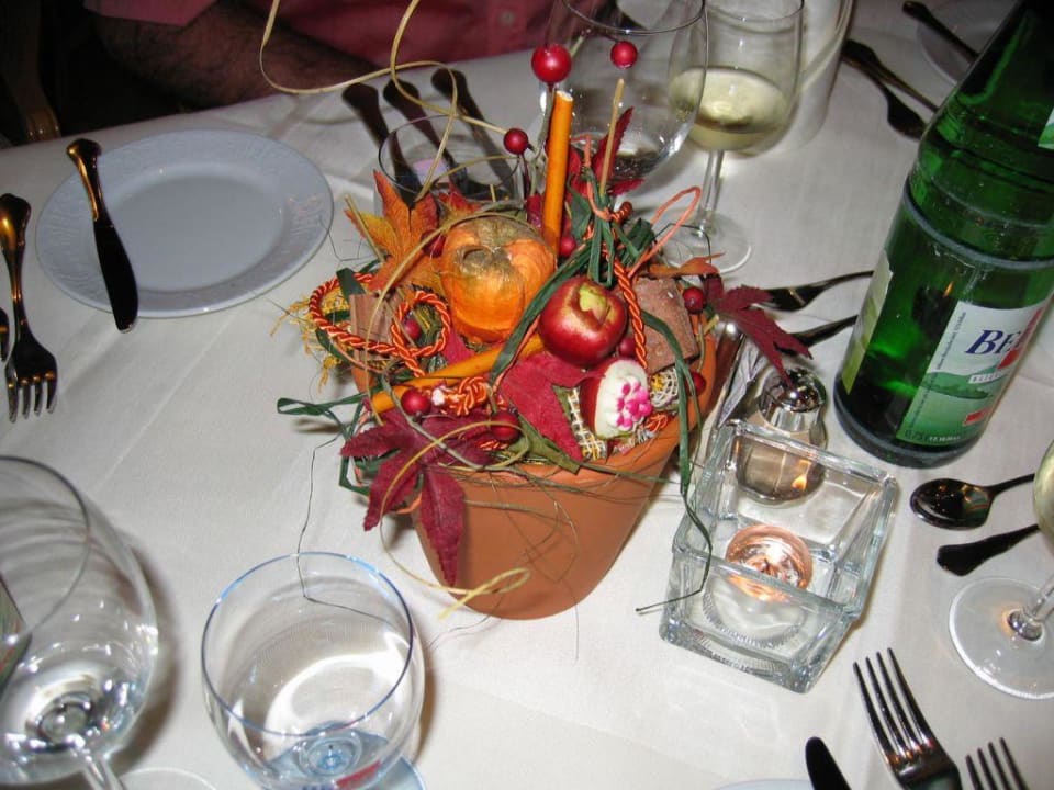 Tischdekoration Pfalzblick Wald Spa Resort