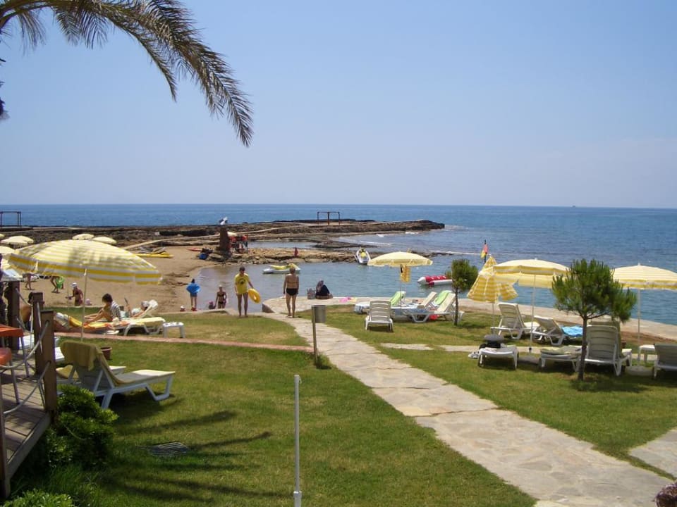 Blick auf den Strand Oz Hotels Incekum Beach