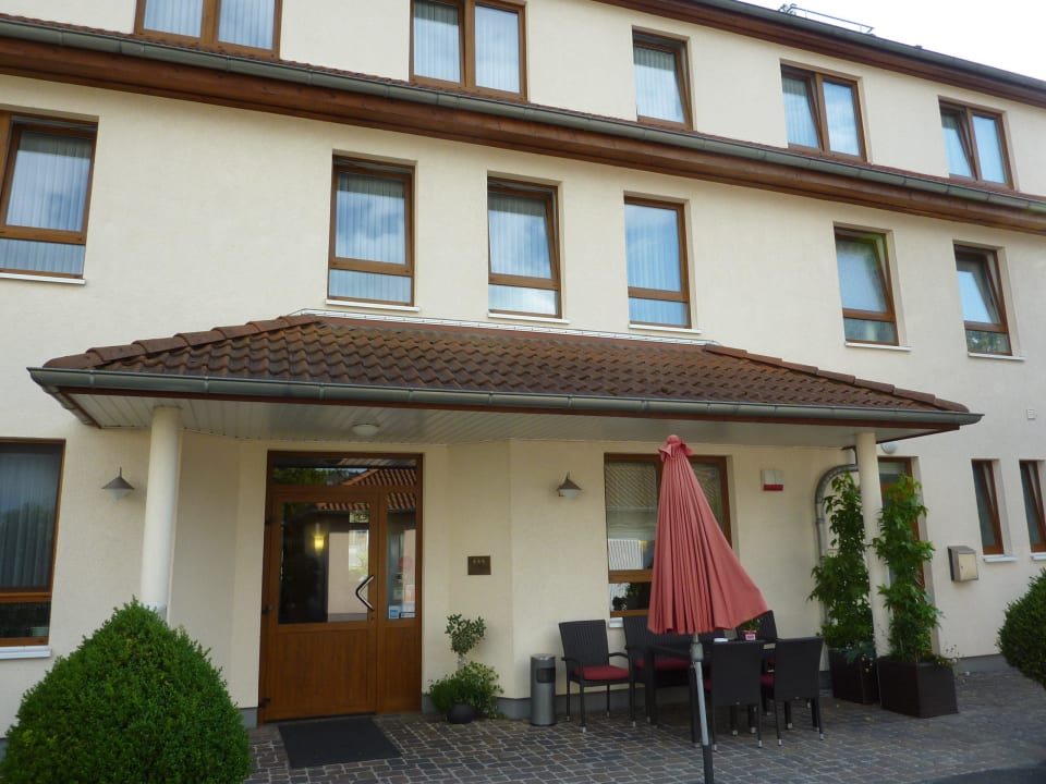 Eingang zur Rezeption Hotel Hollmann