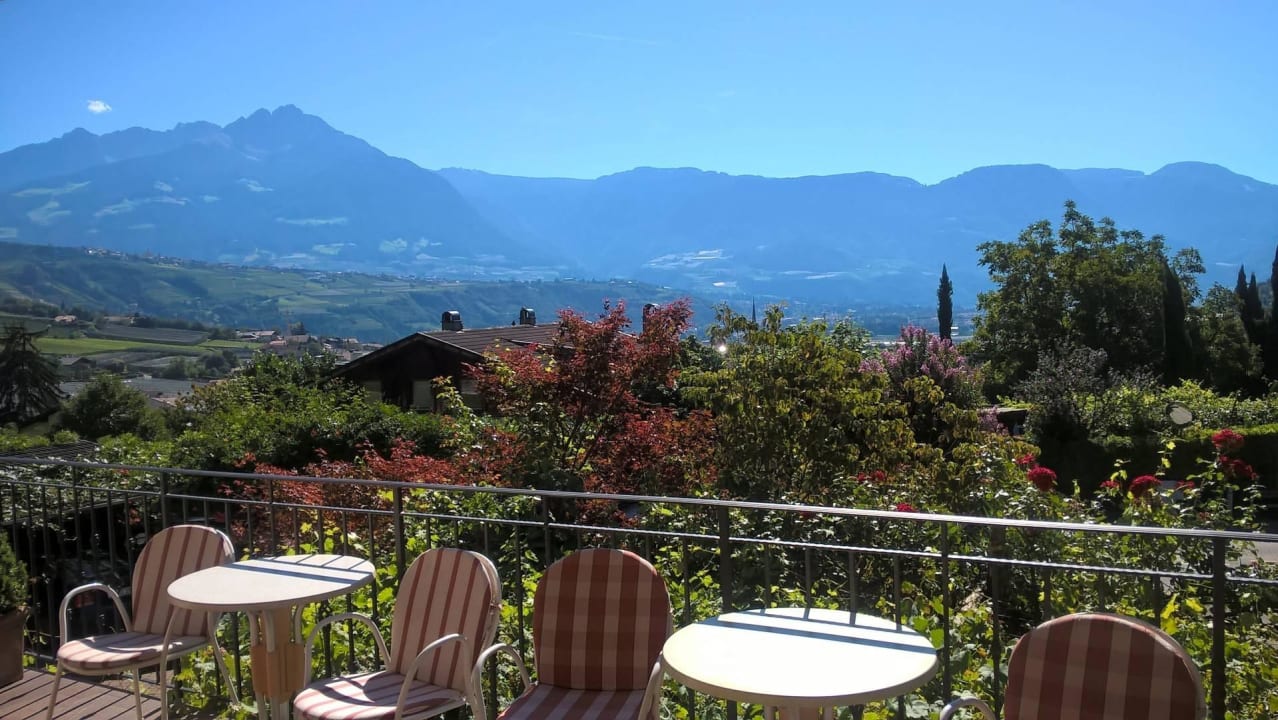 Blick vom Balkon Appartements Obermaratscher