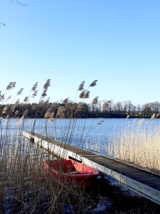 Ausblick Kavaliershaus Suitehotel am Finckener See