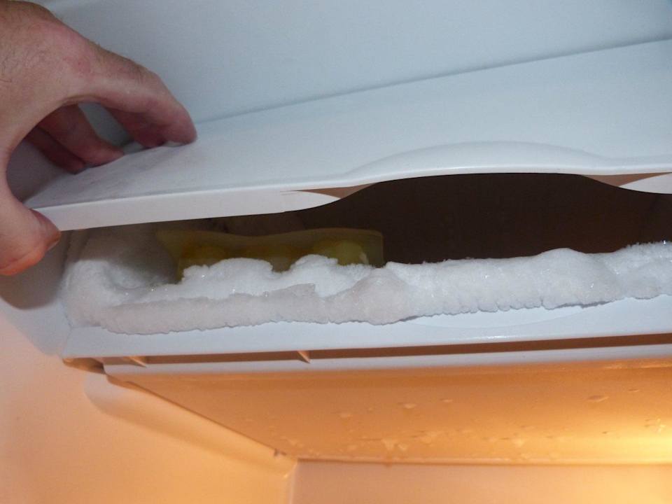 Eisfach im Kühlschrank Hotel Domaine de l' Albatros