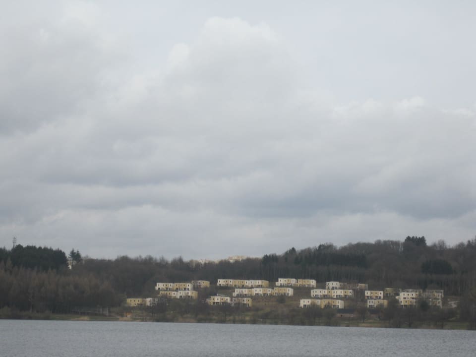 Blick auf die Ferienhäuser Center Parcs Park Bostalsee