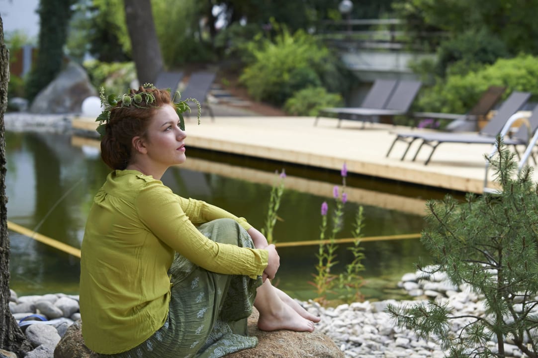 Schwimmteich La Vimea Südtirol La Vimea Biotique Hotel