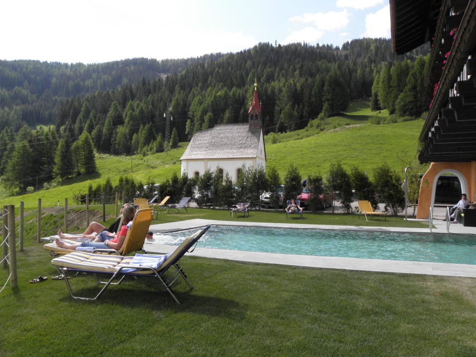 Panoramafrei-und Hallenbad mit Liegewiese Sporthotel Kalcherhof