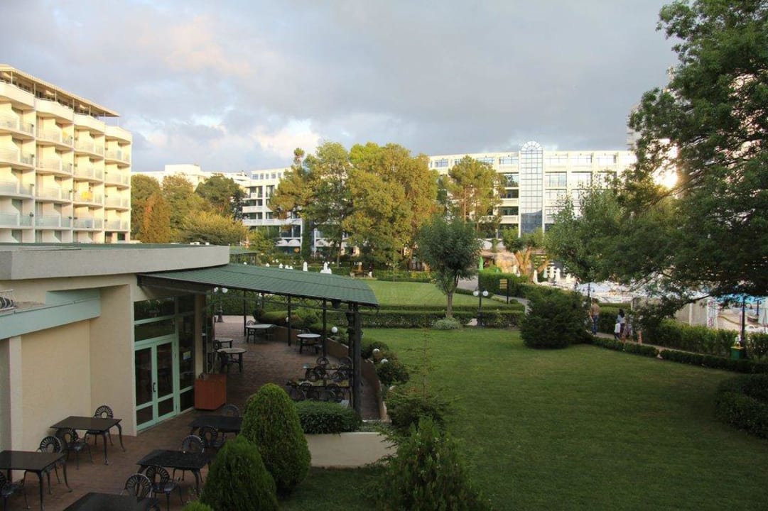 Blick vom Balkon (Hotel Rodopi) DAS Club Hotel Sunny Beach
