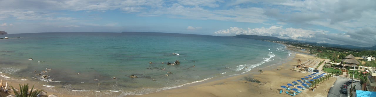 Blick von der Panorama Bar Hotel Corissia Princess