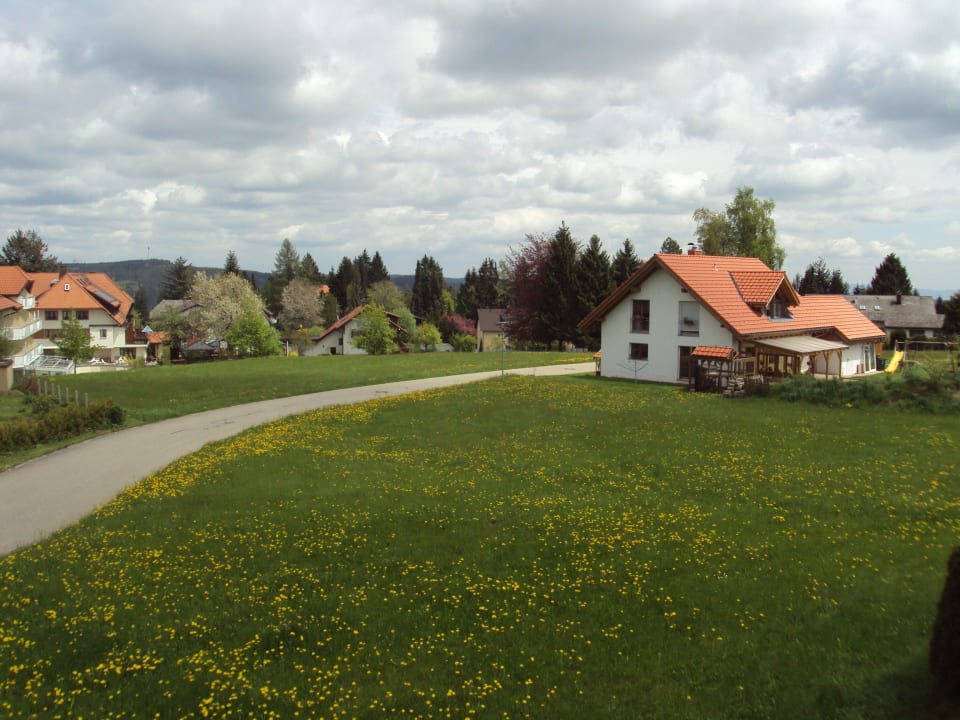 Aussicht vom Balkon Pension Kunkelmann