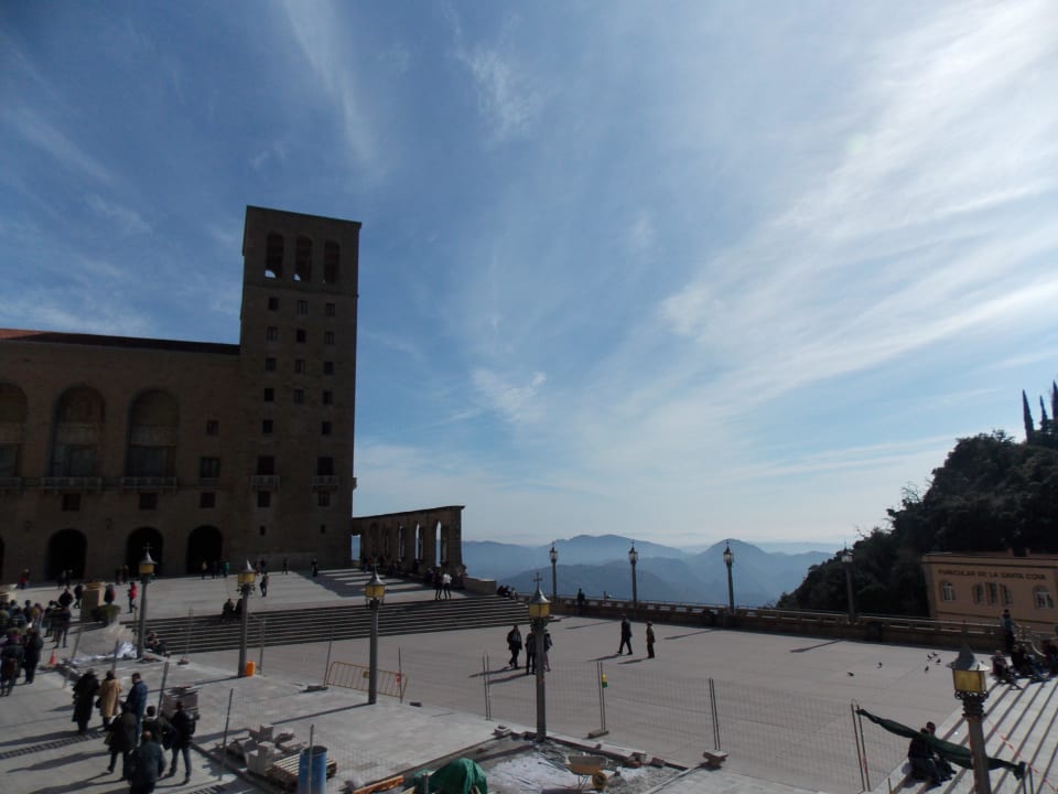 Ausblick aus dem Fenster Hotel Abat Cisneros