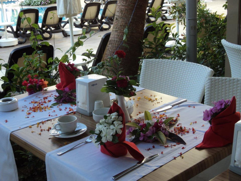 Tischdeko Port Side Resort Hotel