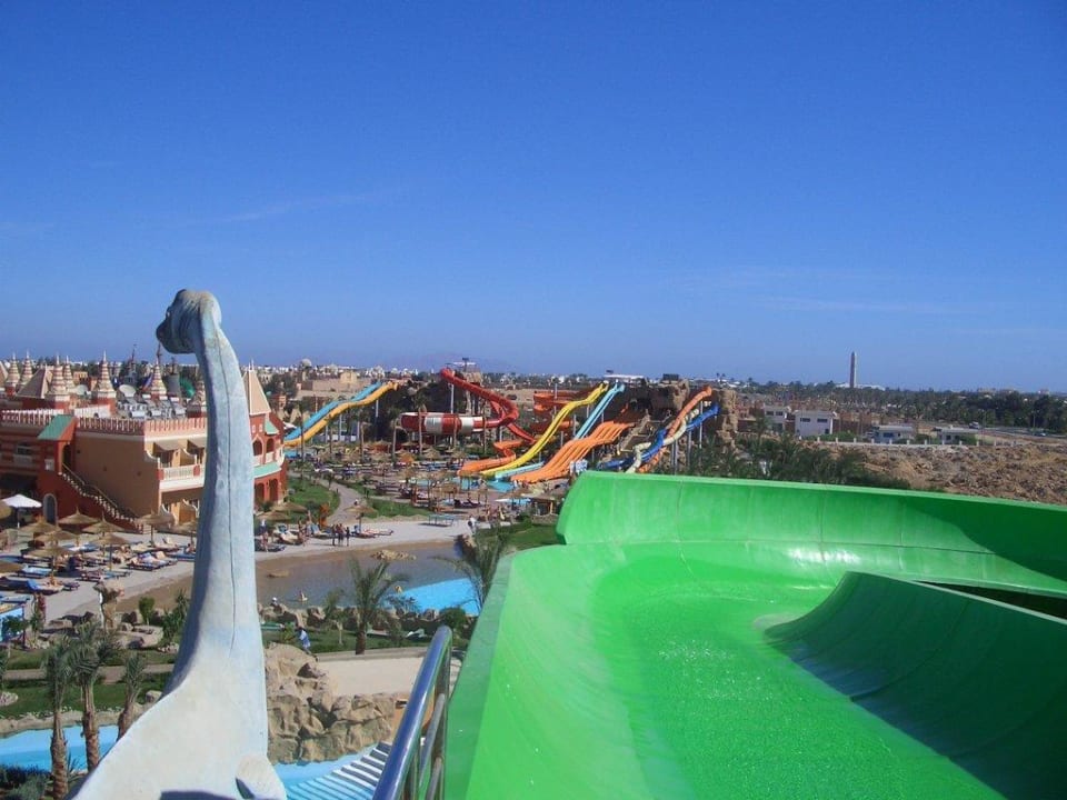 Ein Teil des Rutschenparks Pickalbatros Aqua Blu Resort - Sharm El Sheikh