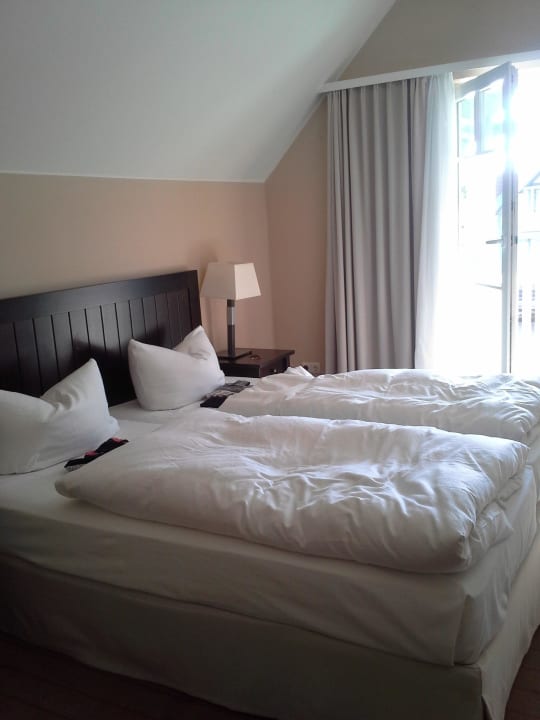 Schlafzimmer oben Precise Resort Hafendorf Rheinsberg