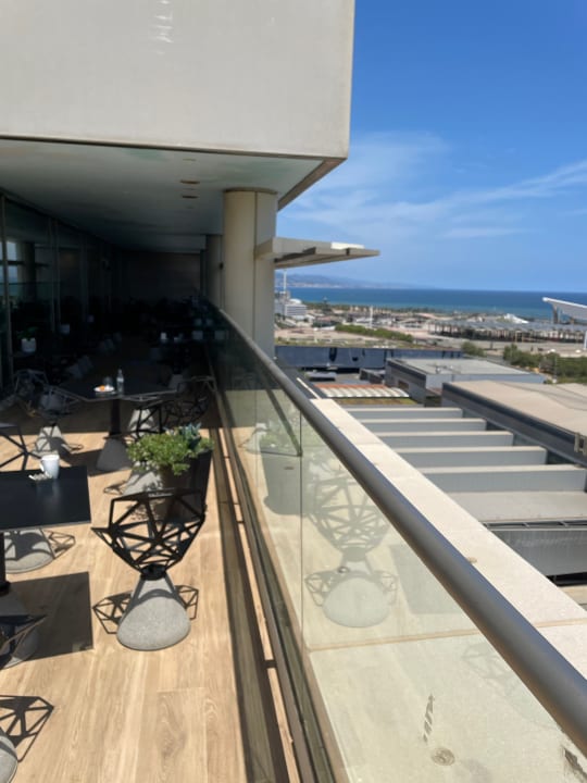 Ausblick Hilton Diagonal Mar Barcelona