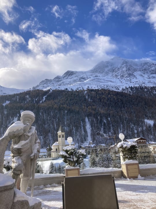 Ausblick Die Post am Ortler