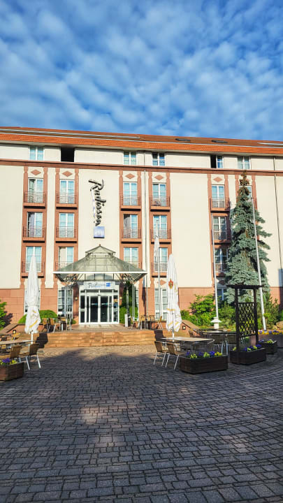 Außenansicht Radisson Blu Hotel Merseburg