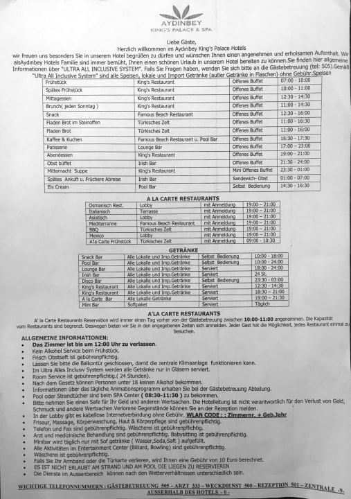 Sonstiges Aydinbey Kings Palace & Spa