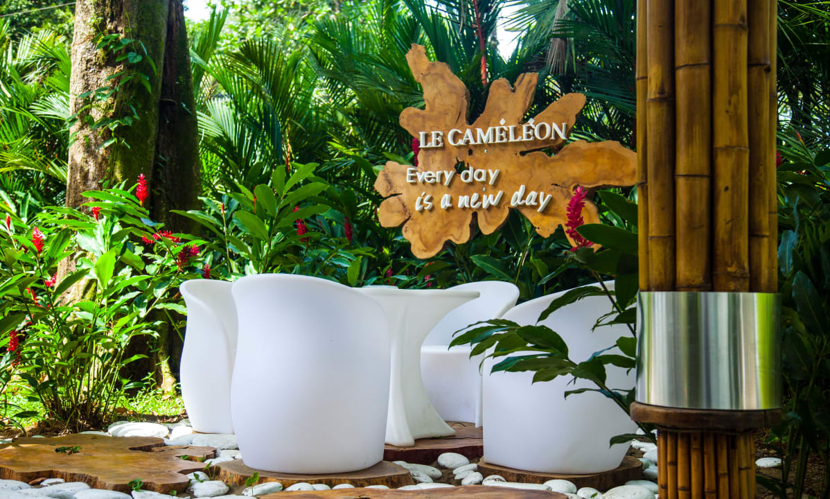 Gartenanlage Le Cameleon Boutique Hotel