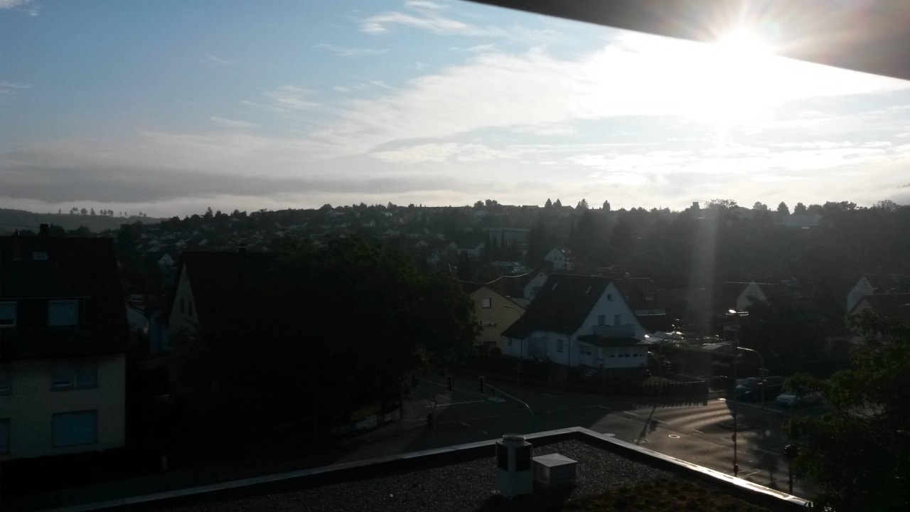 Blick aus dem Zimmer Hotel Stadt Balingen