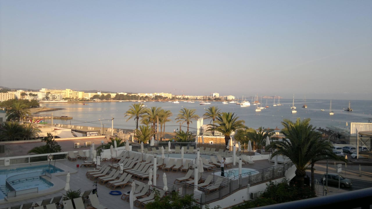 Ausblick morgens Hotel Osiris