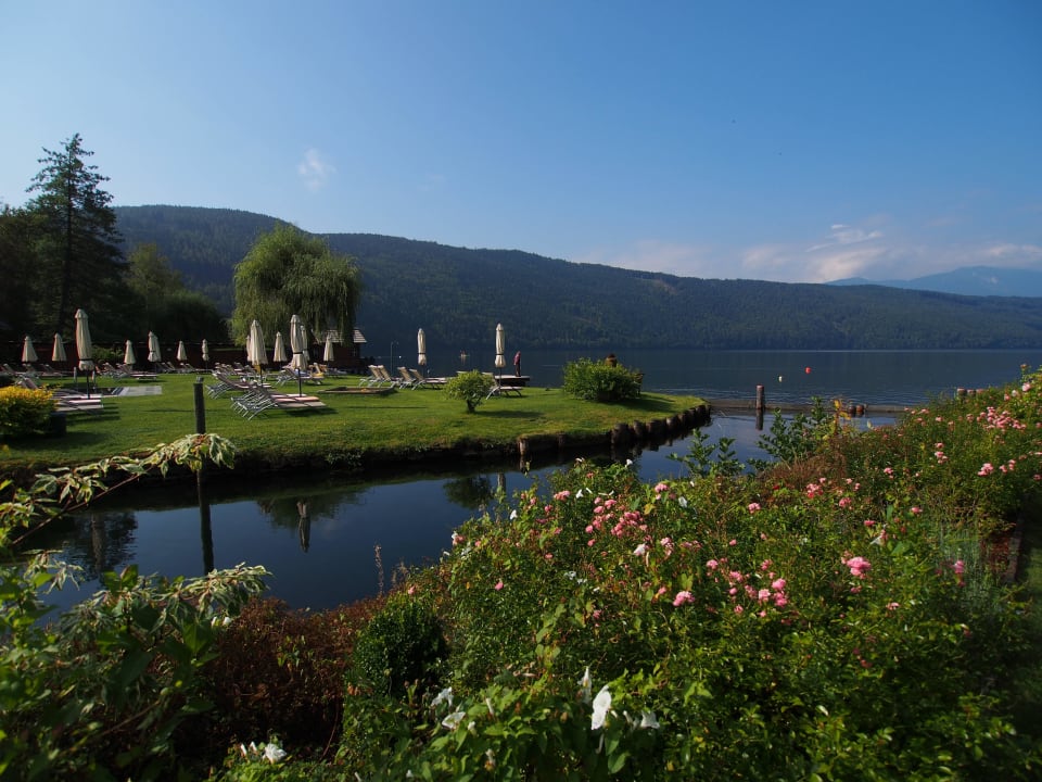 Liegewiese Romantik SPA Hotel Seefischer