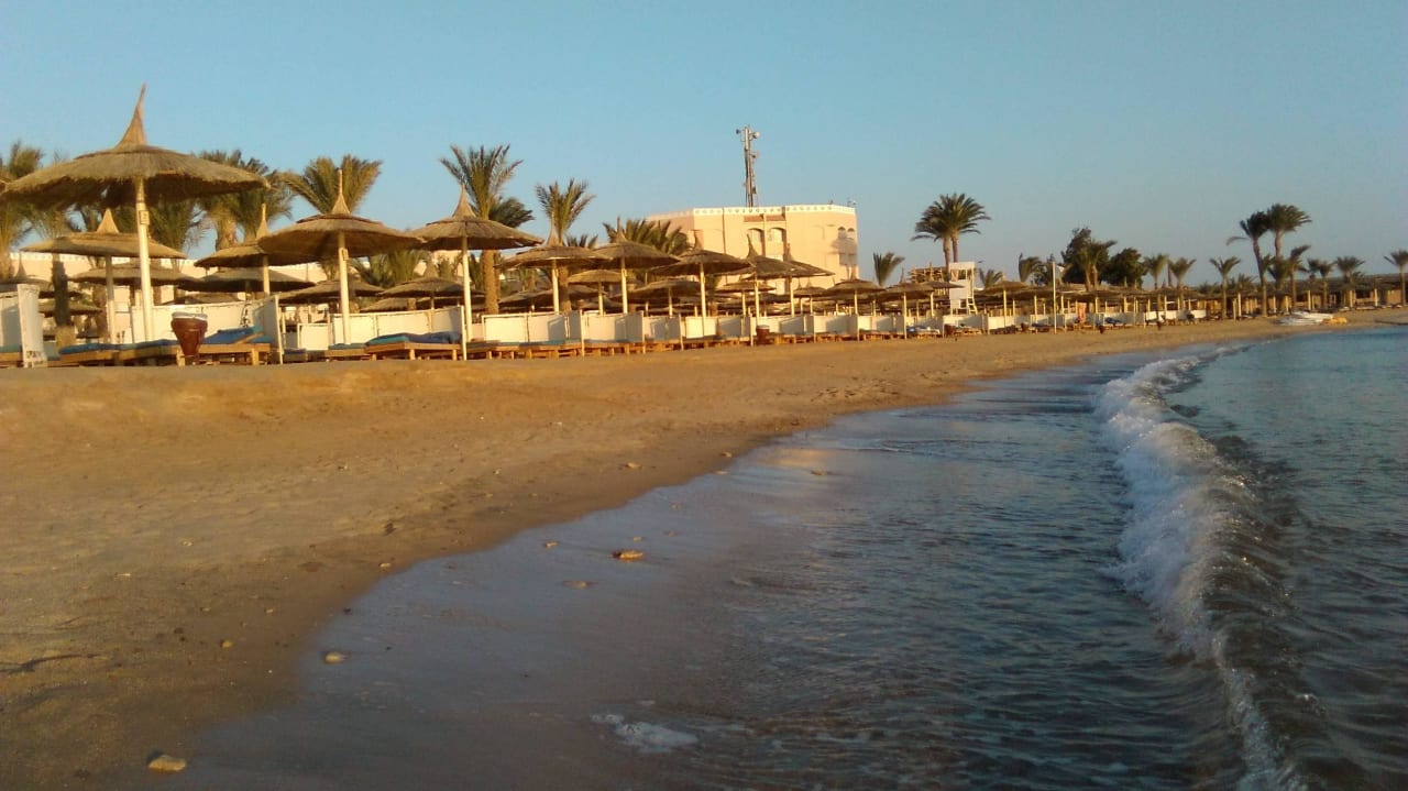 Gepflegter Strand Beach Albatros Resort