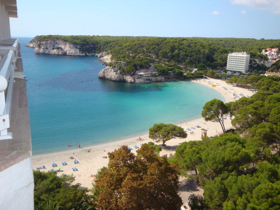 Seitlicher Meerblick von Zimmer 905  Meliá Cala Galdana