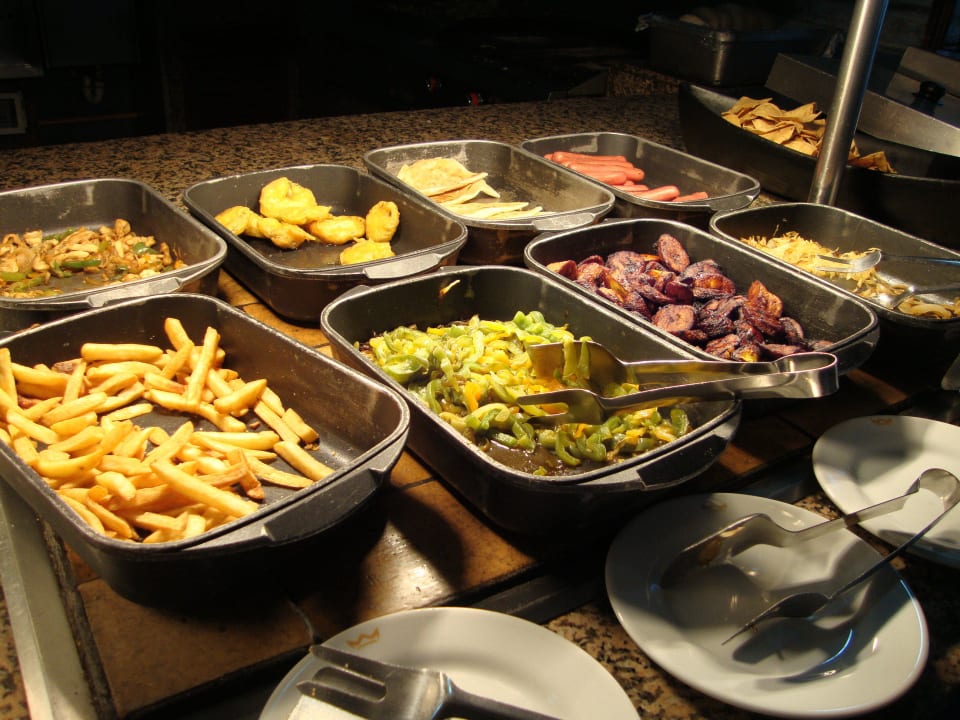 Mittagessen im Strandrestaurant Hotel Riu Palace Riviera Maya