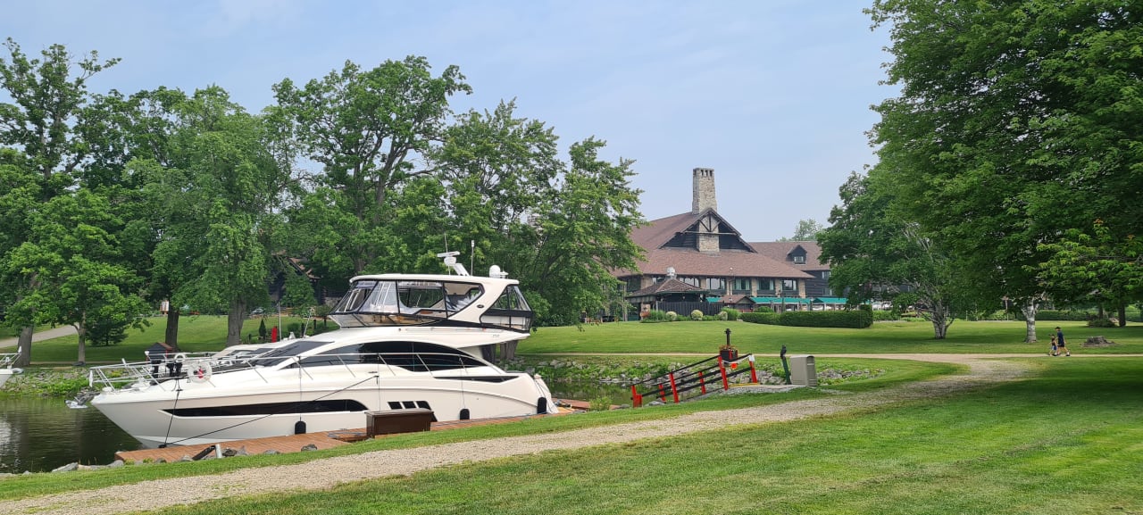 Ausblick Fairmont Le Chateau Montebello