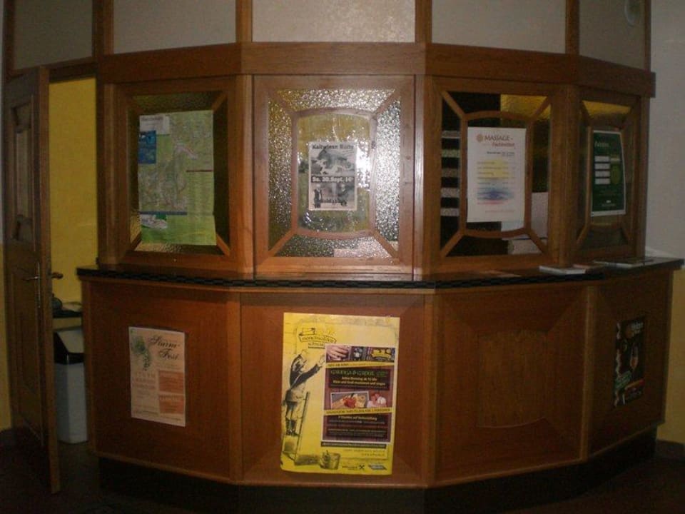 Rezeption Hotel Schwengerer