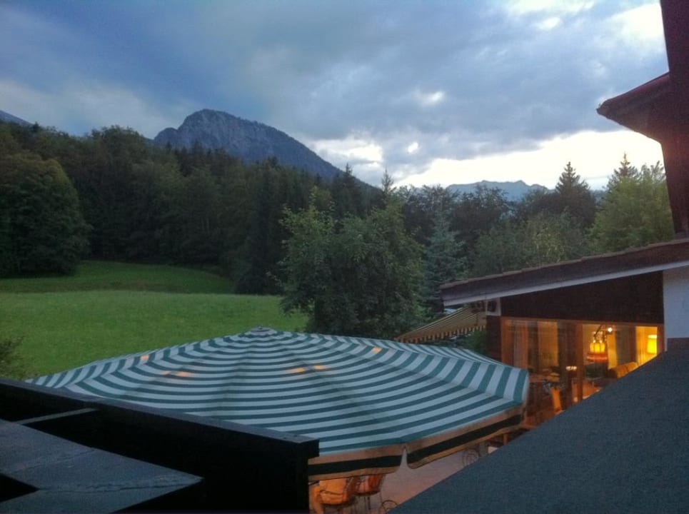 Blick vom Balkon Alm- & Wellnesshotel Alpenhof