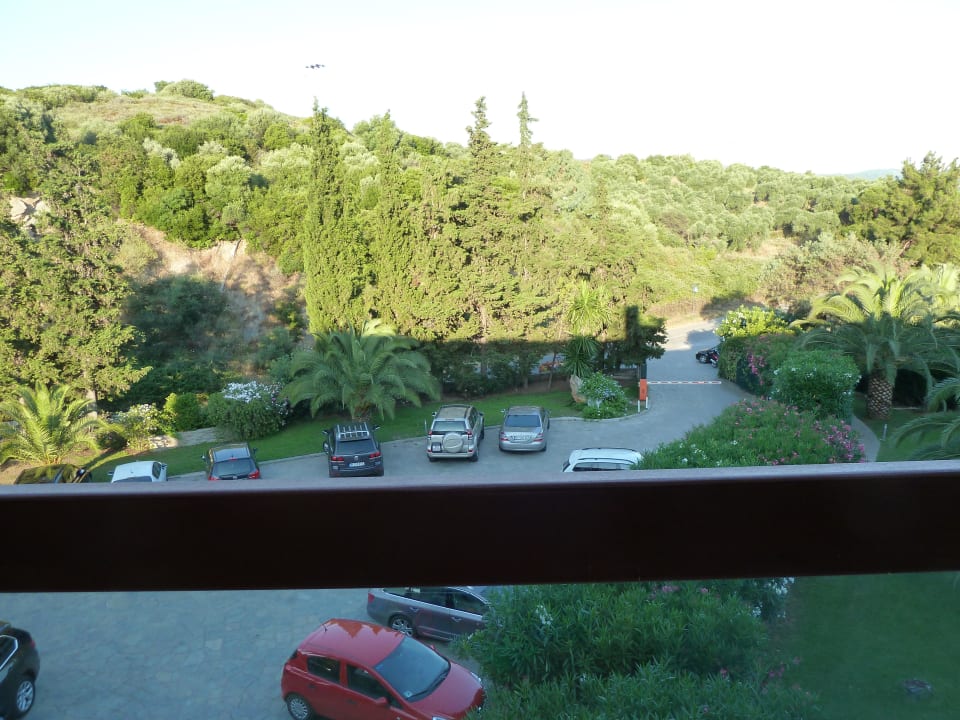 Blick vom Balkon Familysuite "gardenview" Eagles Palace