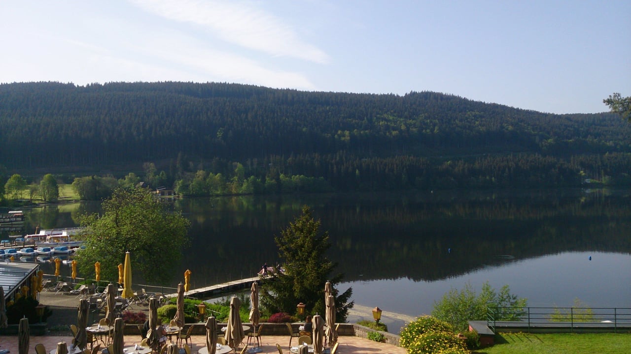 Blick vom Balkon Treschers Schwarzwald Hotel